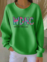 Retro Funny Proud Member Of WDNC Club Menopause Perimenopause Print Casual Sweatshirt