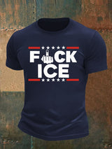 Men's ICE  Print  T-Shirt