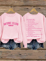 Retro Proud Member Of WDNC Club Est. 2025 Print Sweatshirt