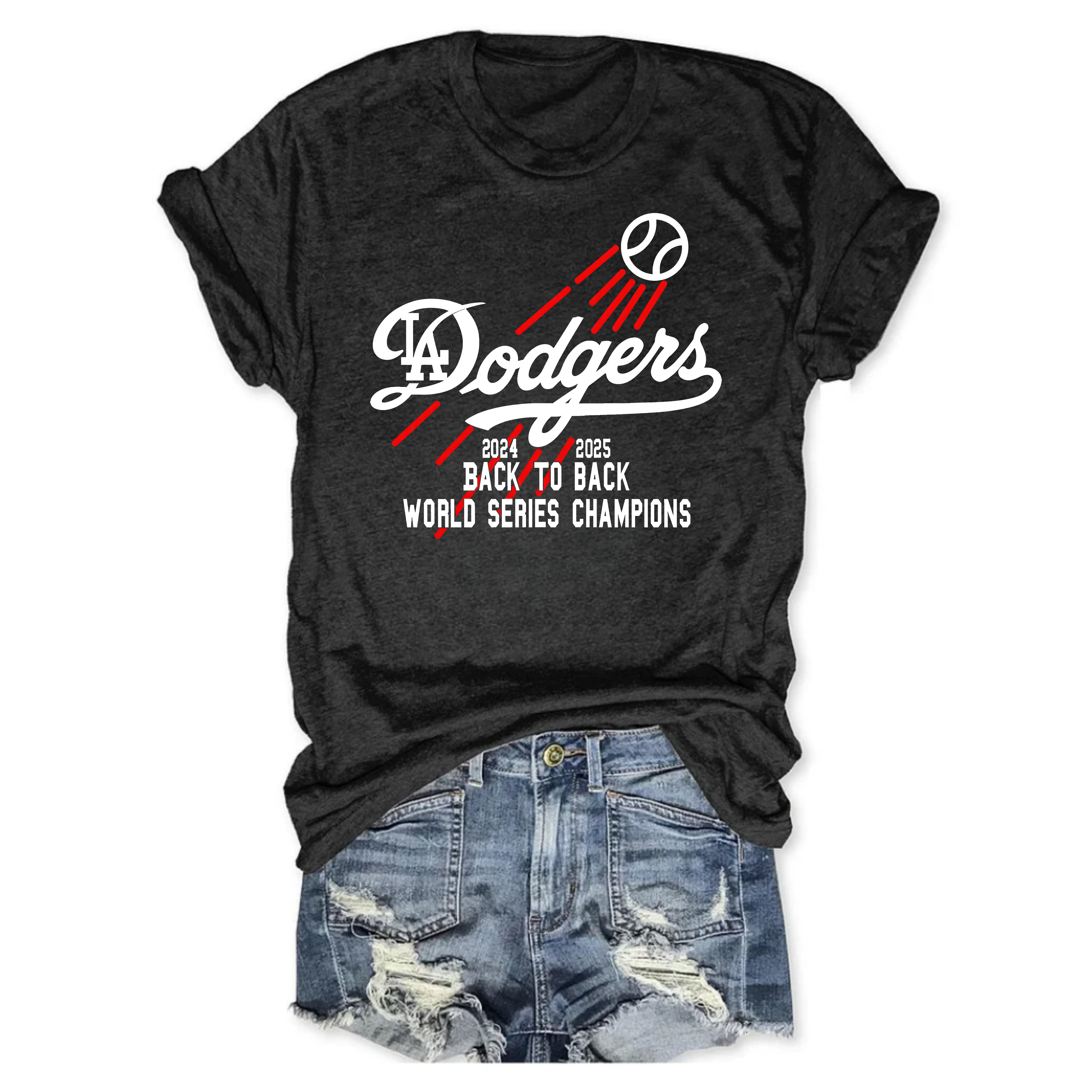 Dodgers Back To Back World Series Champions Tee