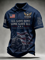 Men's Veterans Day Printed Waffle Top