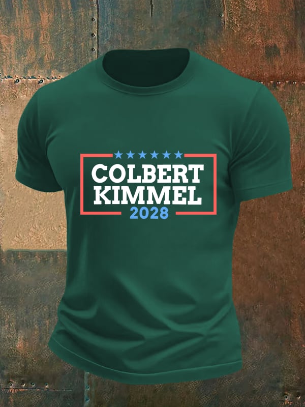 Men's Talk Show Colbert Kimme 2028 T-Shirt