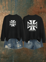 Women's  West Coast Choppers-Inspired Paul Tribute Print Sweatshirt