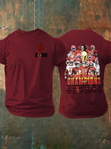 Men's  Football  Print  T-Shirt