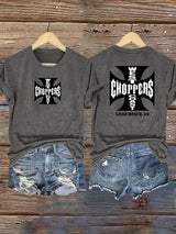 Women's  West Coast Choppers-Inspired Paul Tribute Print T-Shirt