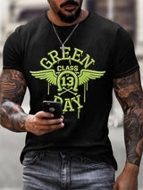 Men's Print Casual Printed T-shirt