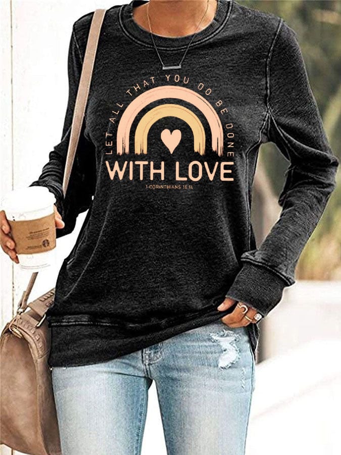 Women's All That You Do Printed Sweatshirt