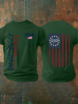 Men's USA 250TH Print Crew Neck T-Shirt