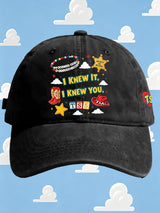 Retro I Knew It Print Baseball Cap