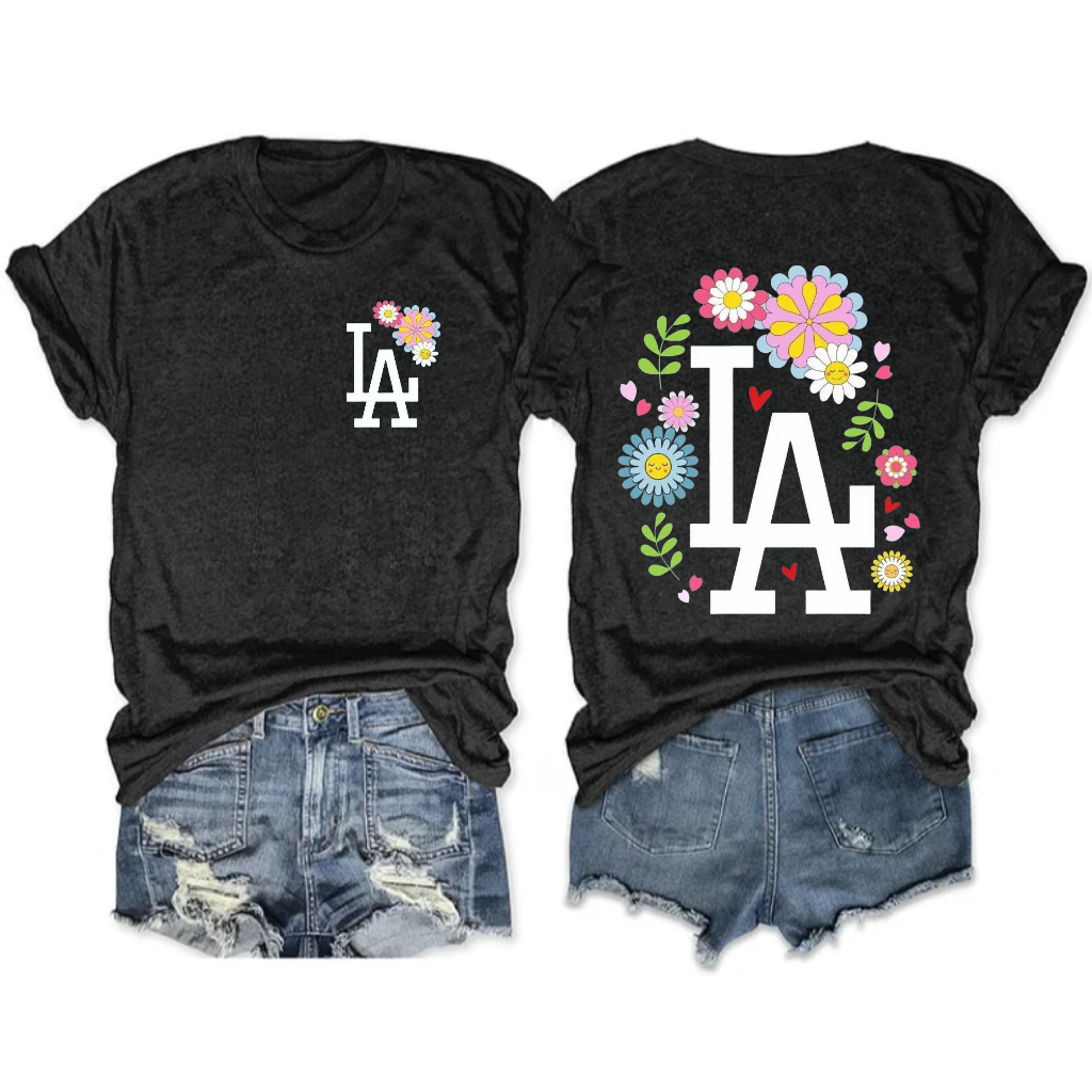 Dodgers Floral Tee