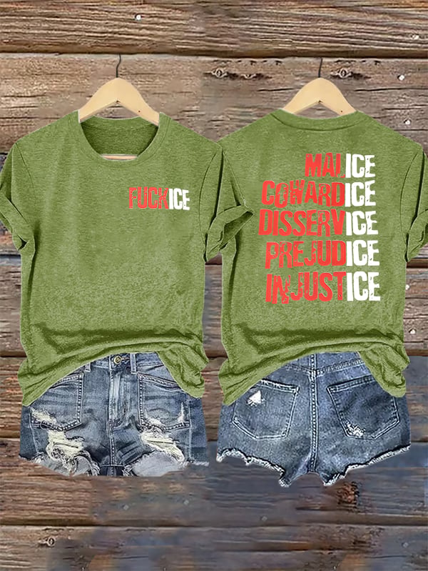 Women's  Justice For Her  Print  T-Shirt