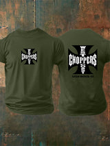 Men's  West Coast Choppers-Inspired Paul Tribute  Print  T-Shirt