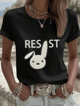 Women's Puerto Rico Resist Print  T-shirt