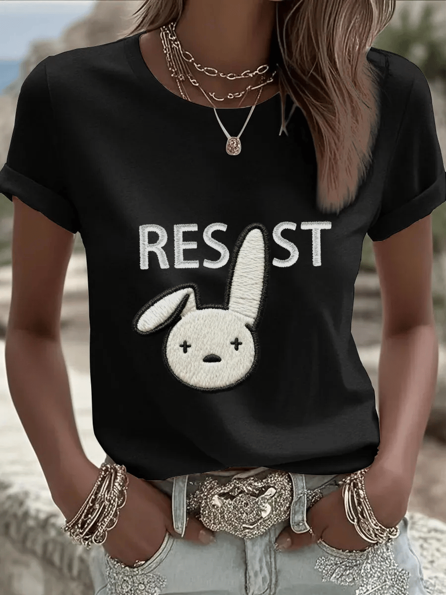 Women's Puerto Rico Resist Print  T-shirt
