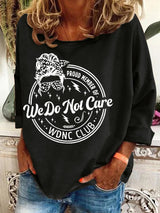 Retro Proud Member Of WDNC Club Menopause Perimenopause Print Sweatshirt