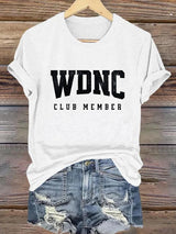 Retro Funny WDNC Menopause Perimenopause Print T-Shirt