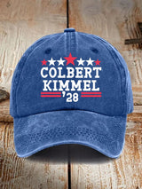 Unisex Talk Show Colbert Kimme 2028 Print  Cap