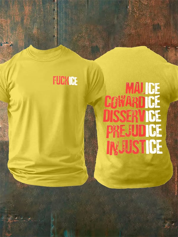 Men's  Justice For Her  Print  T-Shirt