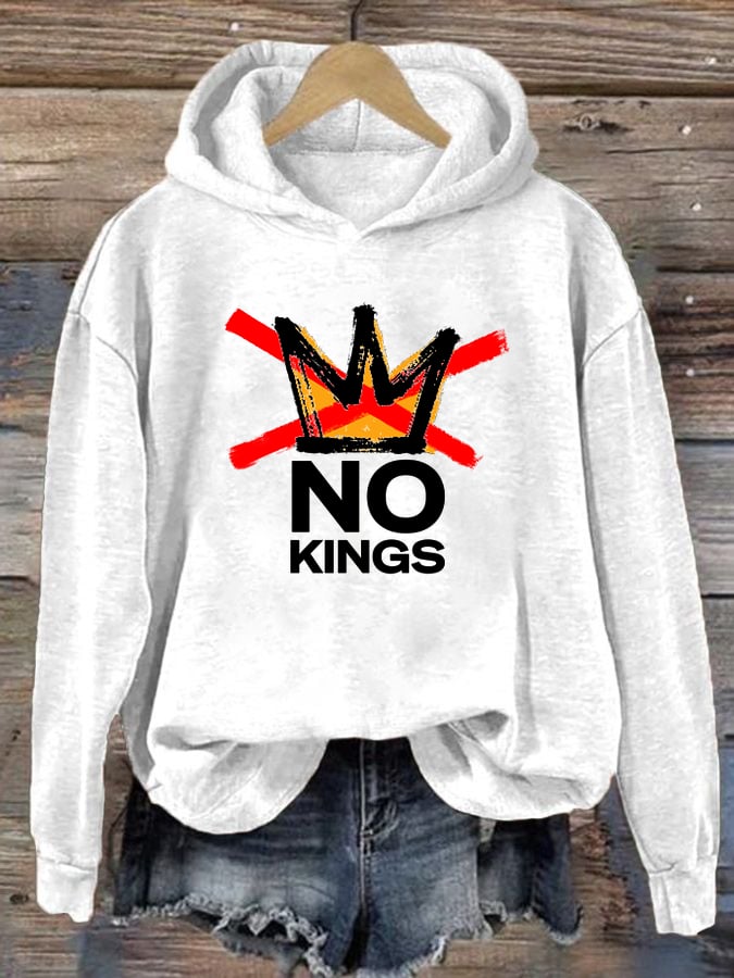 🔥Buy 3 Get 15% Off Women's  America has No Kings Printed Casual Hoodies