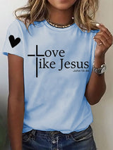 Women's Casual Valentine's Day Faith T-Shirt