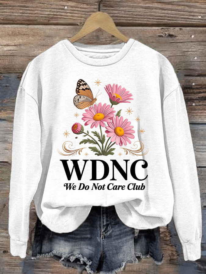 Women's  Retro Funny Proud Member Of Club Menopause Perimenopause Print  Sweatshirt