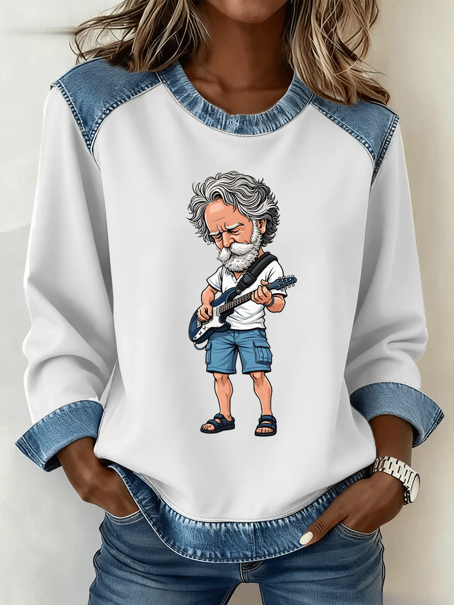 🔥Buy 3 Get 15% Off Women's Music Print Casual Sweatshirt