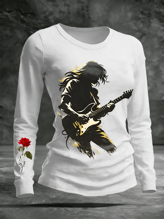 🔥Buy 3 Get 15% Off Women's Commemorative Bob Weir Printed Top