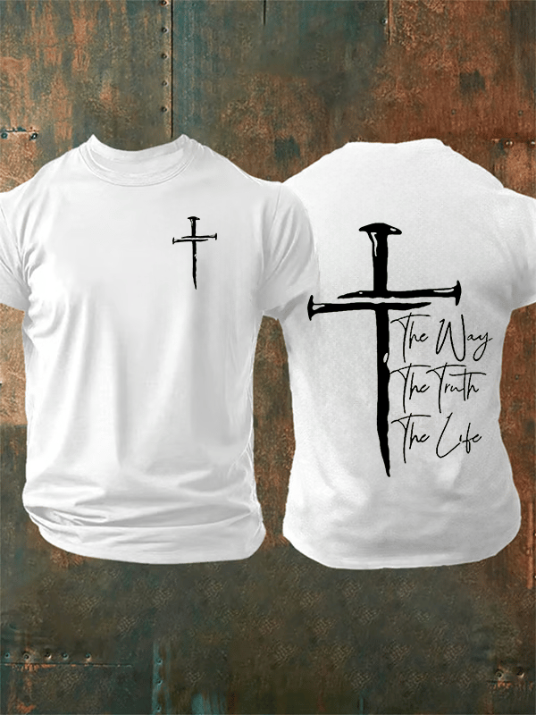 Men's The Way The Truth The Life Print T-Shirt