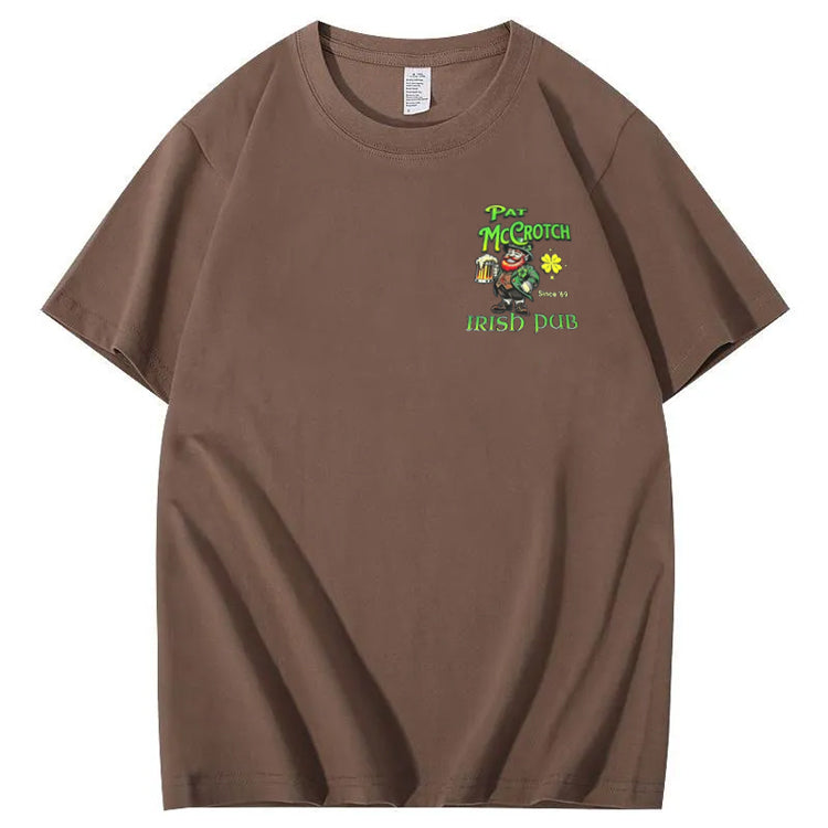 St.Patrick's Day Print Pattern Crew Neck T-Shirt