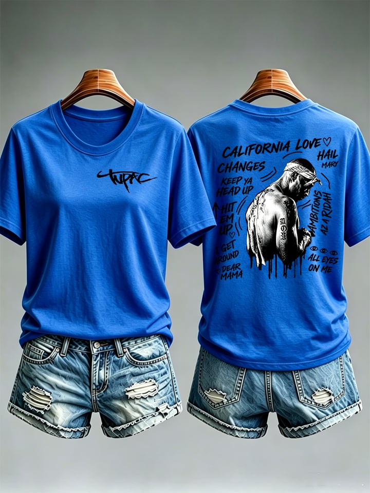 Women's Old School Rap Culture Iconic Hip Hop Legend Tee