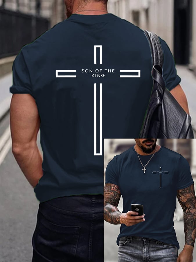 🔥Buy 3 Get 15% Off🔥Men's Son of The King Printed Casual T-Shirt
