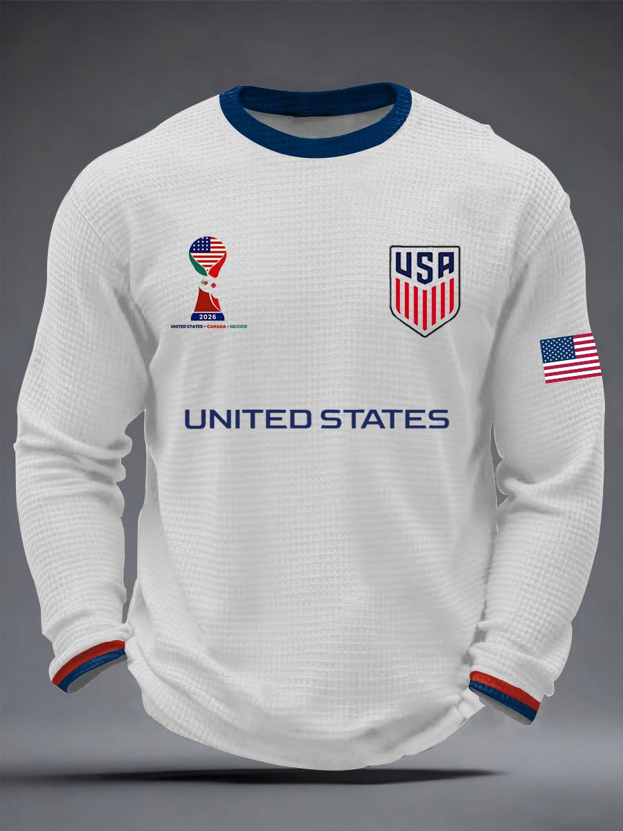 Men's USA Soccer Supporter Print T-Shirt