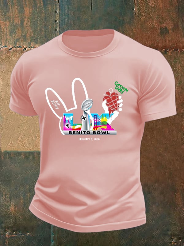Men's  Opening And Halftime Shows Print Casual T-shirt