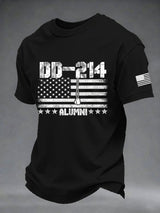 Men's Retro Print Short-Sleeve T-Shirt