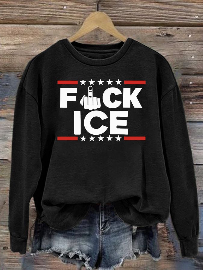 Women's  ICE  Print  Sweater