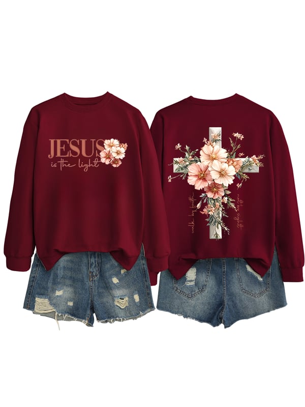 Women's Casual Jesus Sweatshirt