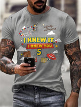 Men's Retro I Knew It Print T-Shirt