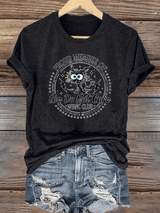 Women's  Retro Funny Proud Member Of Club Menopause Perimenopause Print T-Shirt