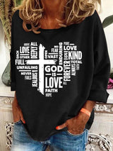 Women'S God is Love Sweatshirt