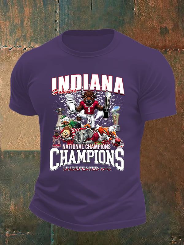 Men's  Football Print  T-Shirt