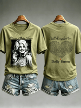 Women's  Vintage Signature Graphic Memorial T- Shirt