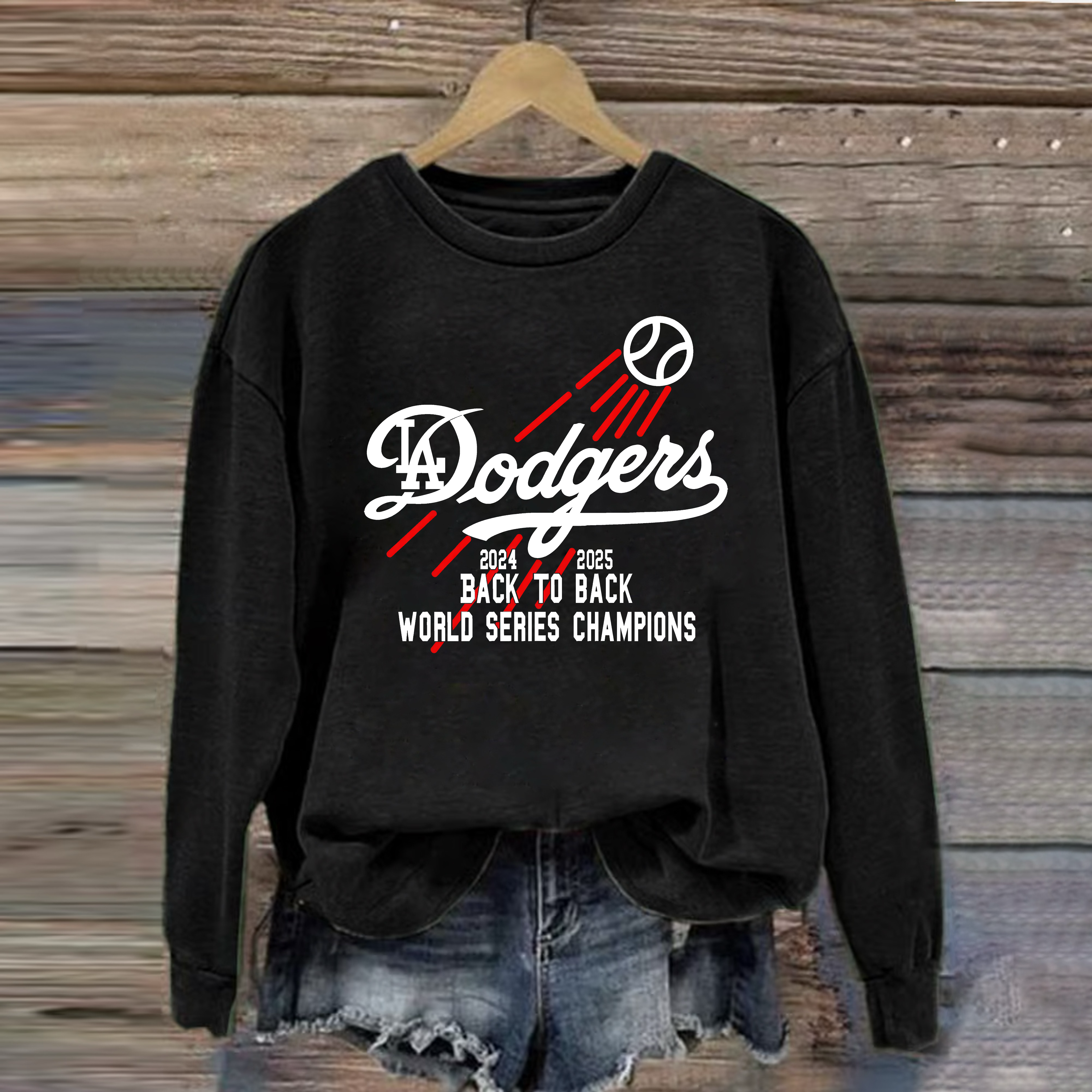 Dodgers Back To Back World Series Champions Sweatshirt