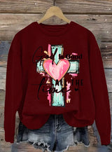 Women's  "God is Good All The Time" Print  Sweatshirt