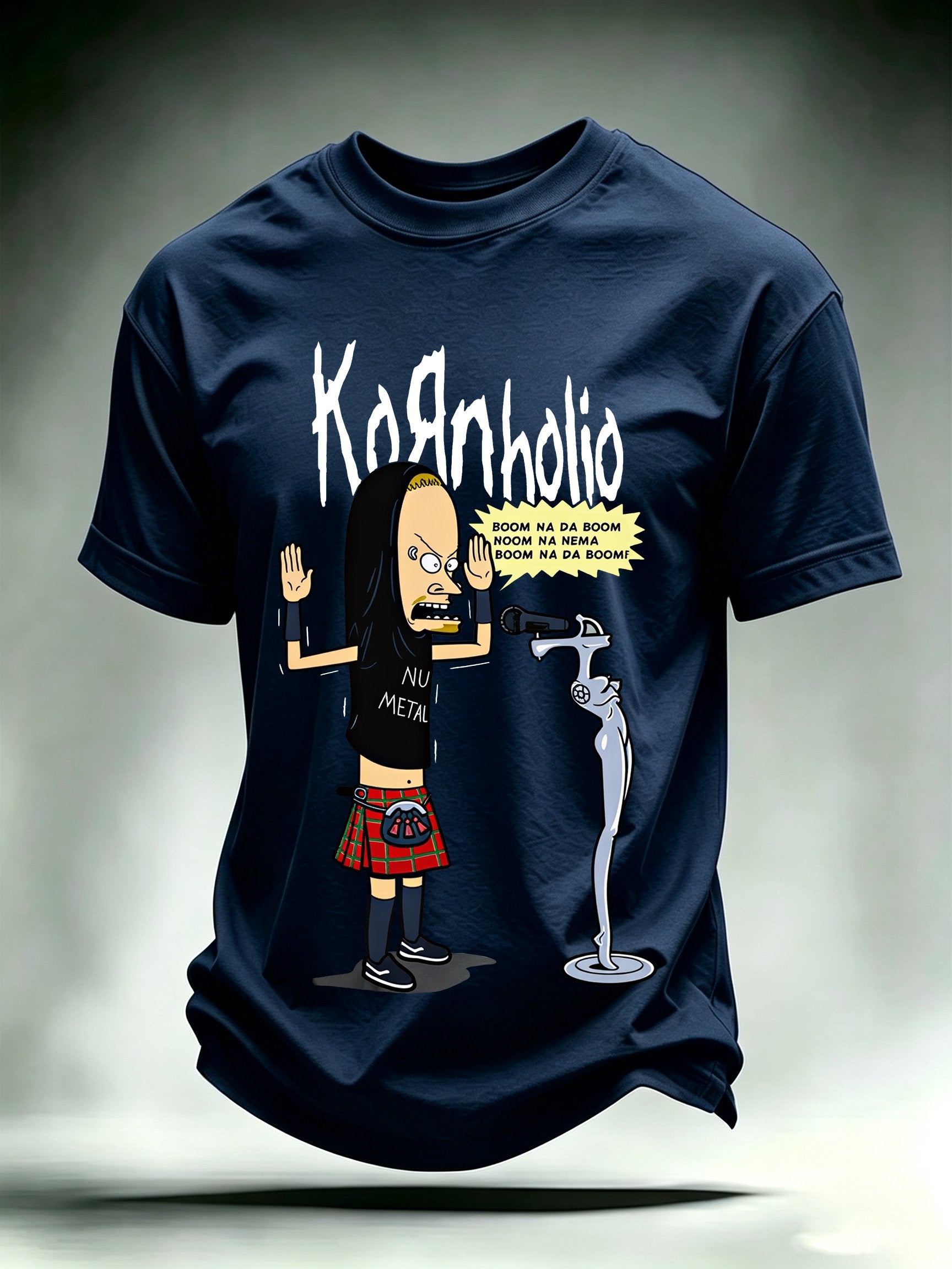 Men's Kornholio Nu-Metal Cartoon Pop Culture T-Shirt
