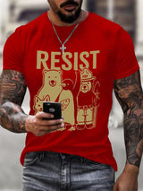 🔥Buy 3 Get 15% Off🔥Men's Penguins Resist Printed Round Neck T-Shirt