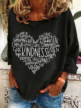 Women'S Valentine's Day Print Casual Sweatshirt