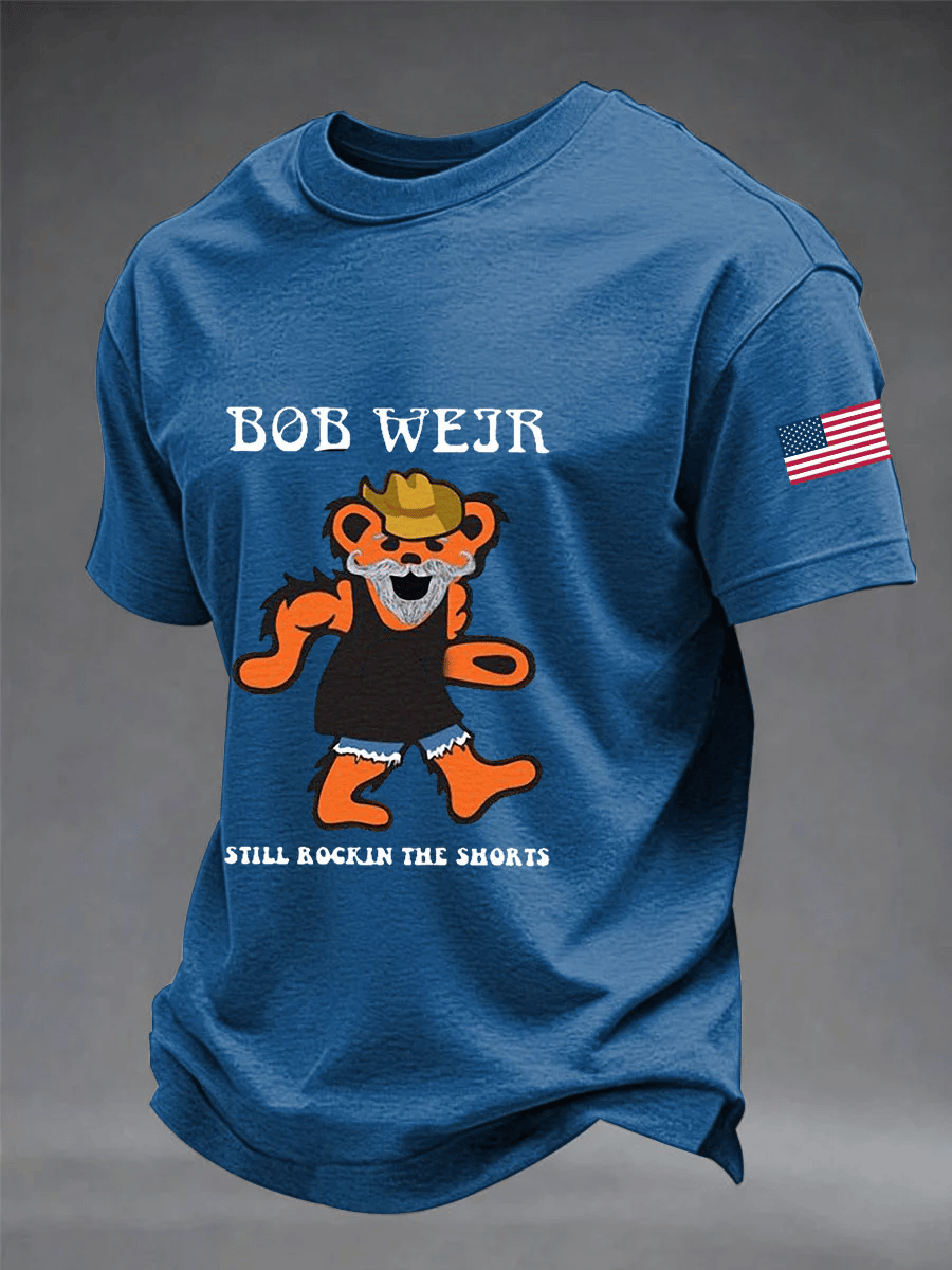 🔥Buy 3 Get 15% Off Men's RIP Bob Weir Print Casual T-shirt