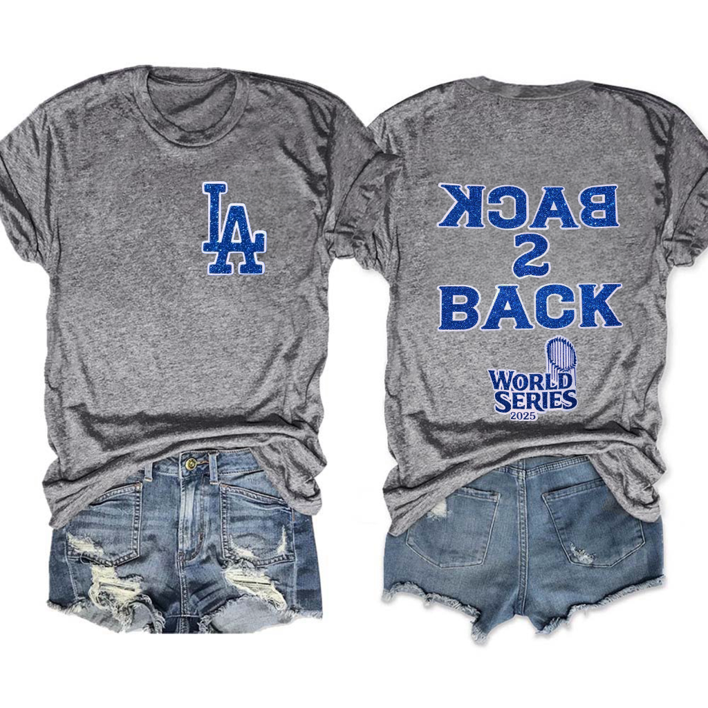 Dodgers Back To Back World Series Champions Tee