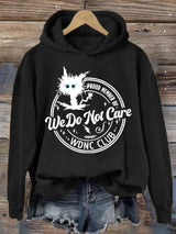 Retro Funny Proud Member Of WDNC Club Menopause Perimenopause Print Hoodie