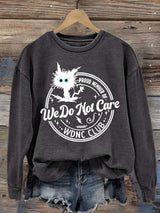 Retro Funny Proud Member Of WDNC Print Sweatshirt